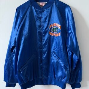 Vintage Electric ⚡️ Blue Florida Gators 🐊 Satin Jacket